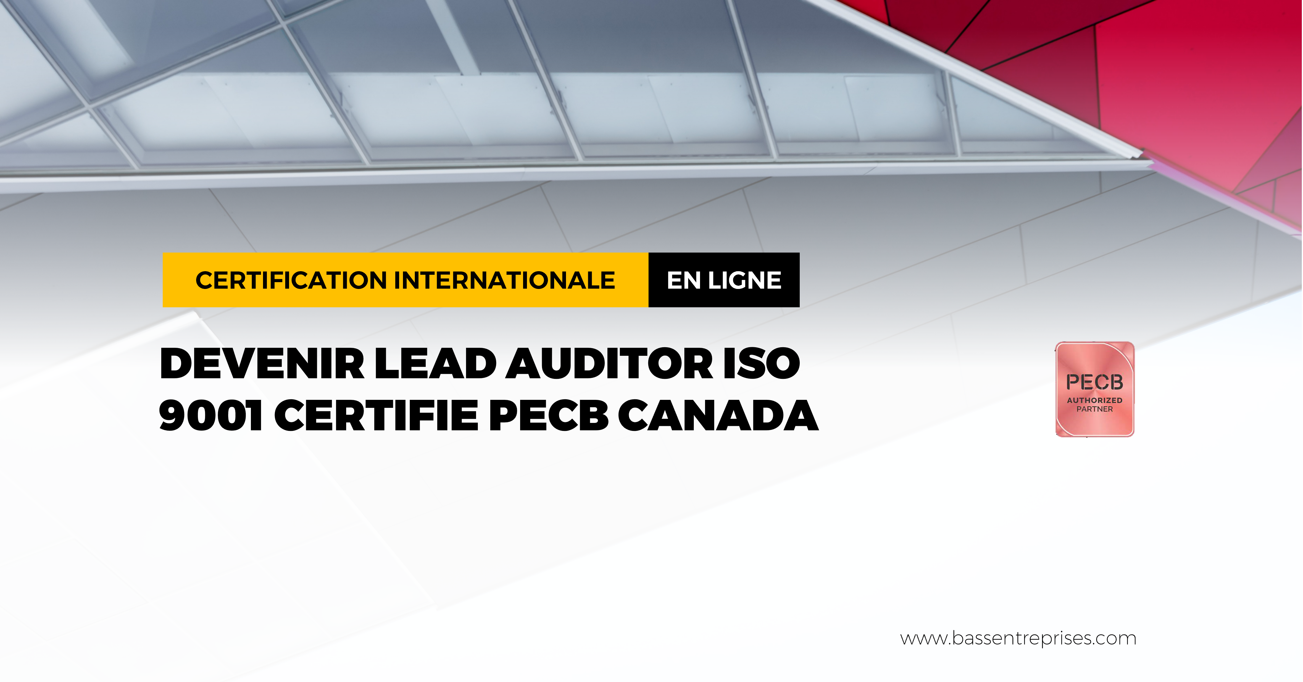 DEVENIR LEAD AUDITOR ISO 9001 CERTIFIE PECB CANADA